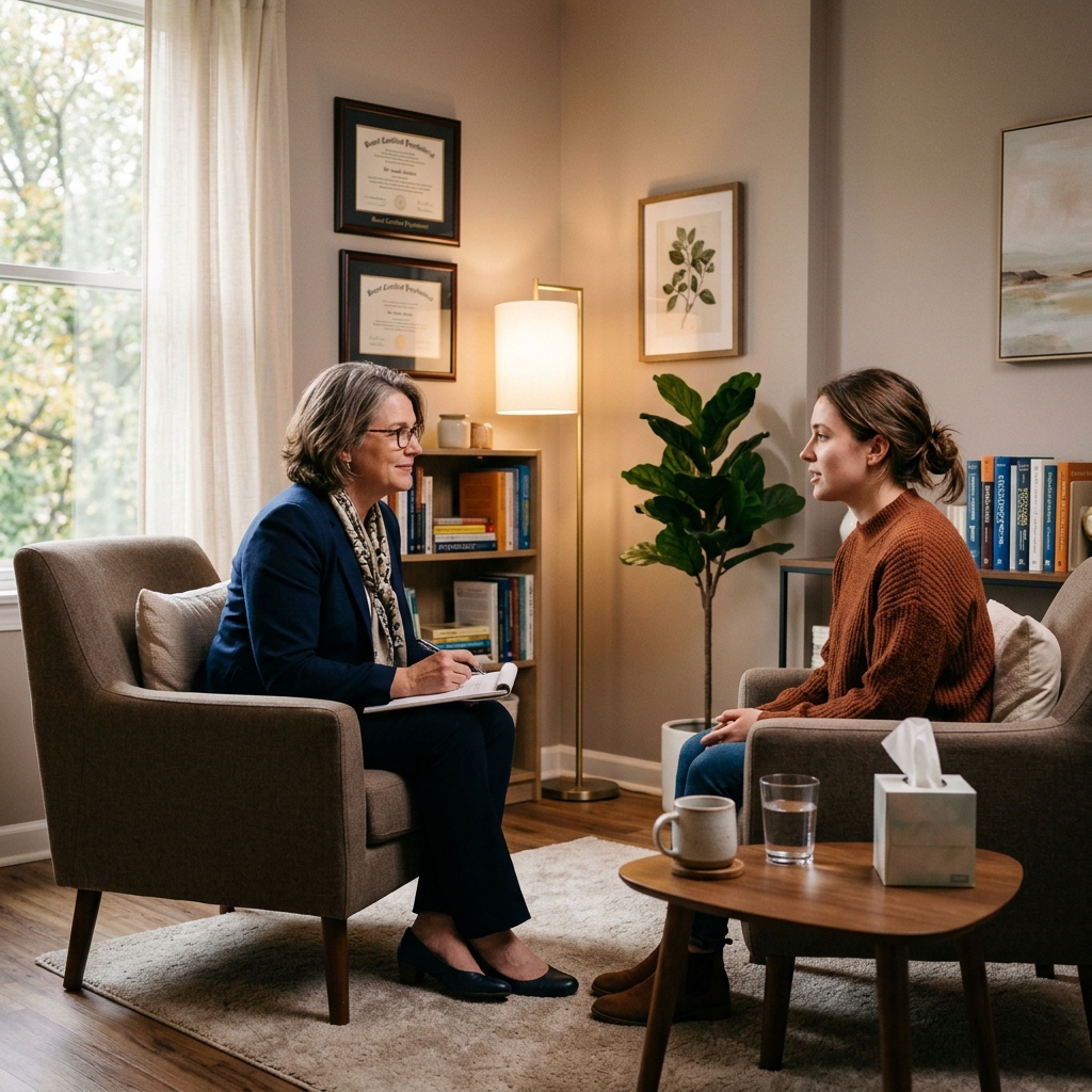 Clinical consultation for sleep concerns and psychiatric evaluation at Prudence Psychiatry